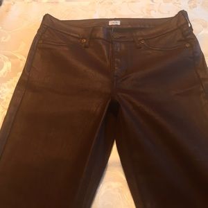 🆕 CACHE Brown Leather-look Jeans